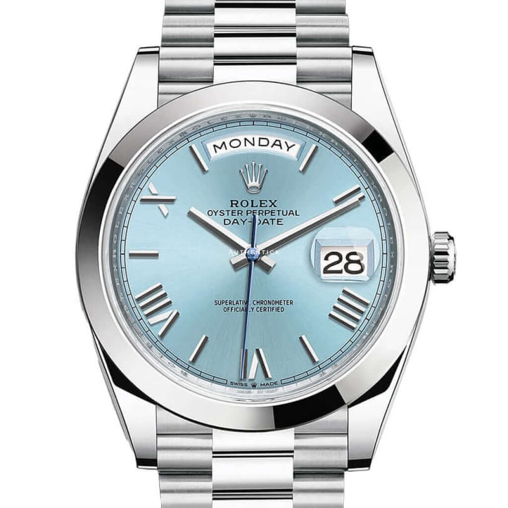 Rolex 40 Ice Blue Dial 228206