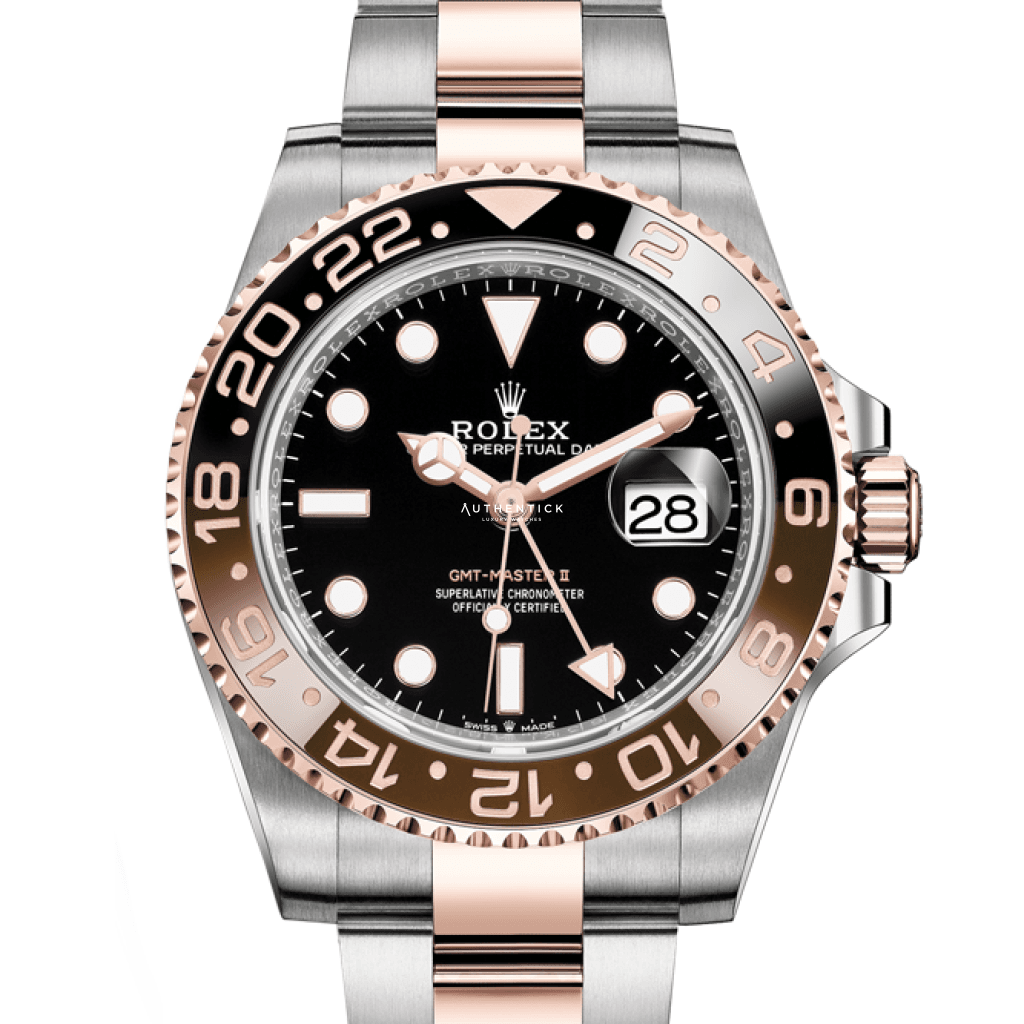 Rolex GMT Master II Stainless Everose Rootbeer 126711CHNR