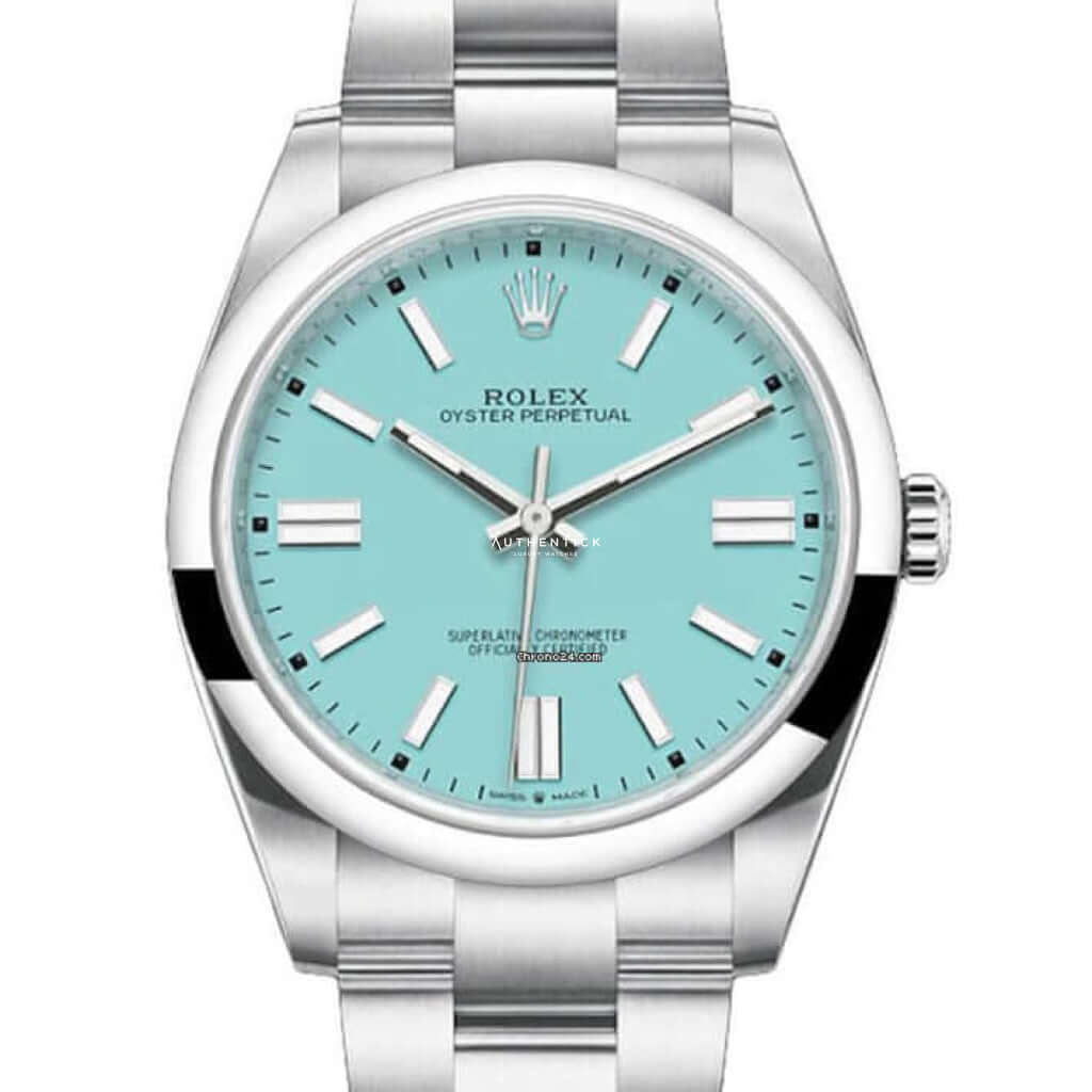 Oyster Perpetual 41 Stainless Tiffany Blue