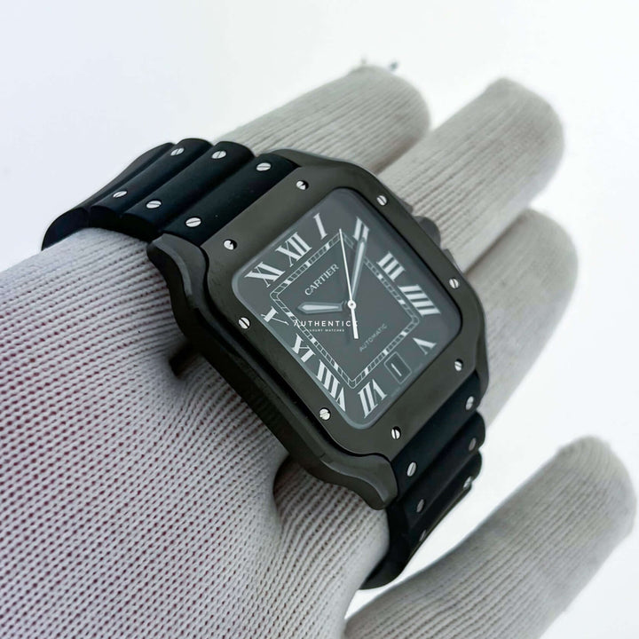Cartier Santos De Cartier Large ADLC Stainless Steel