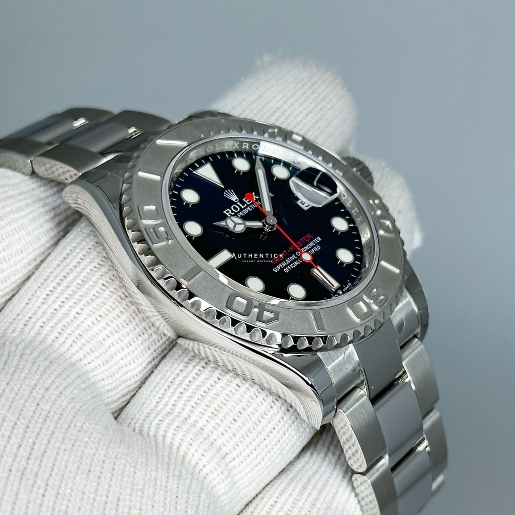 Rolex Yacht-Master 40 Rolesor Stainless Steel Platinum Blue Dial 12662