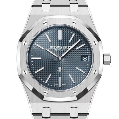 Audemars Piguet Jumbo Extra Thin Stainless Blue Dial 50Th Anniversary 16202St.oo.1240St.01 Watches