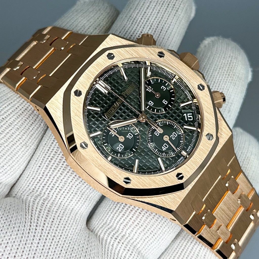Audemars Piguet Royal Oak Chronograph Green Dial 50th Anniversary