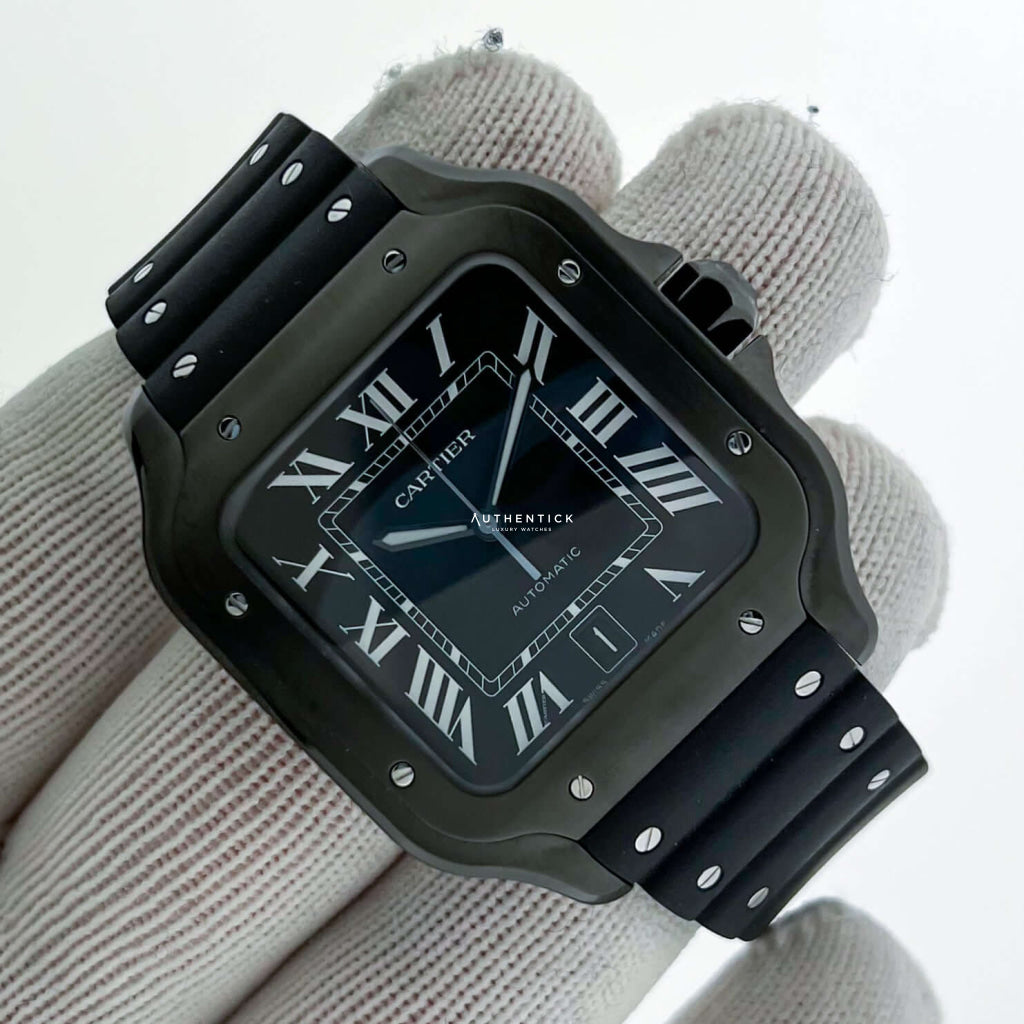 Cartier Santos De Cartier Large ADLC Stainless Steel