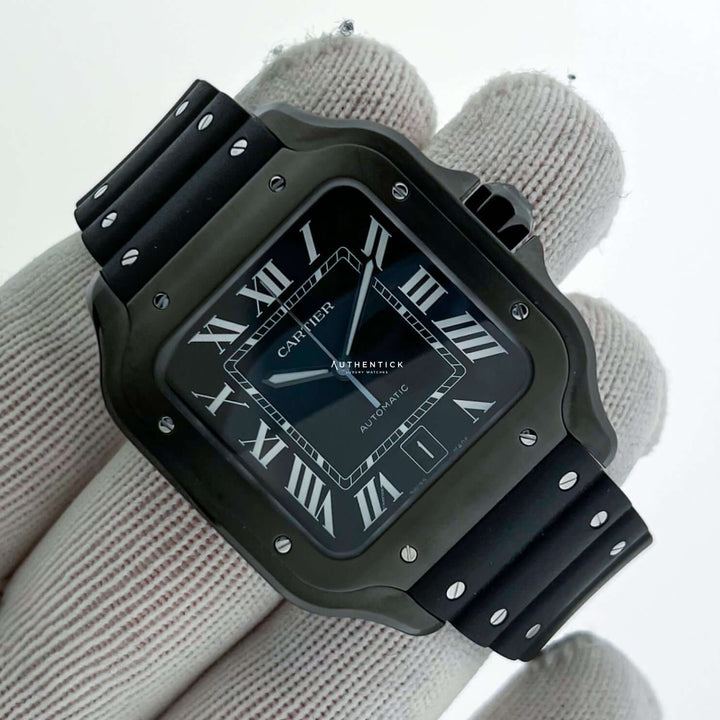 Cartier Santos De Cartier Large ADLC Stainless Steel