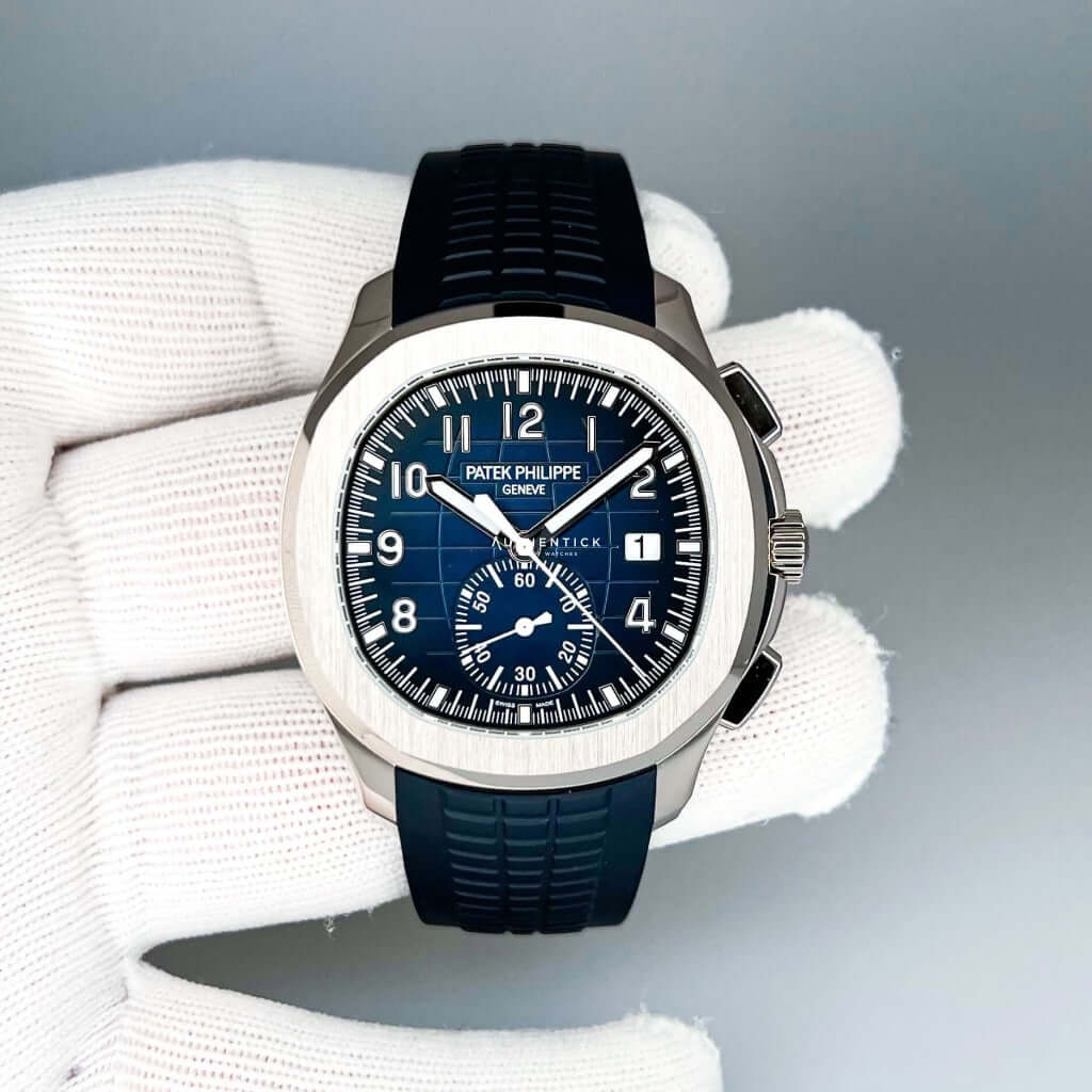 The Patek Philippe Aquanaut Chronograph 5968G, now in White Gold Versions -  Monochrome Watches