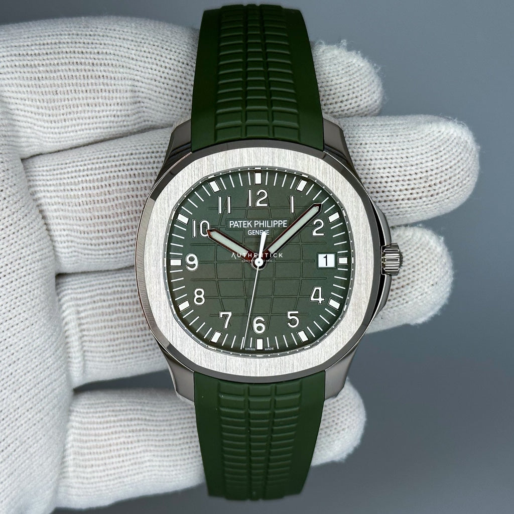 Philippe Aquanaut Green Strap Patek 5168g Review Patek Philippe