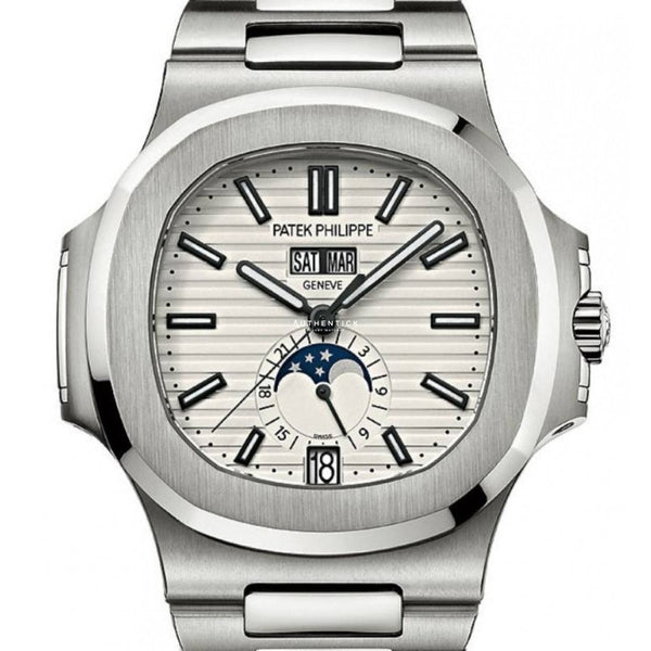 Patek discount nautilus white