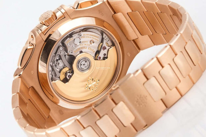 Nautilus chrono rose gold best sale