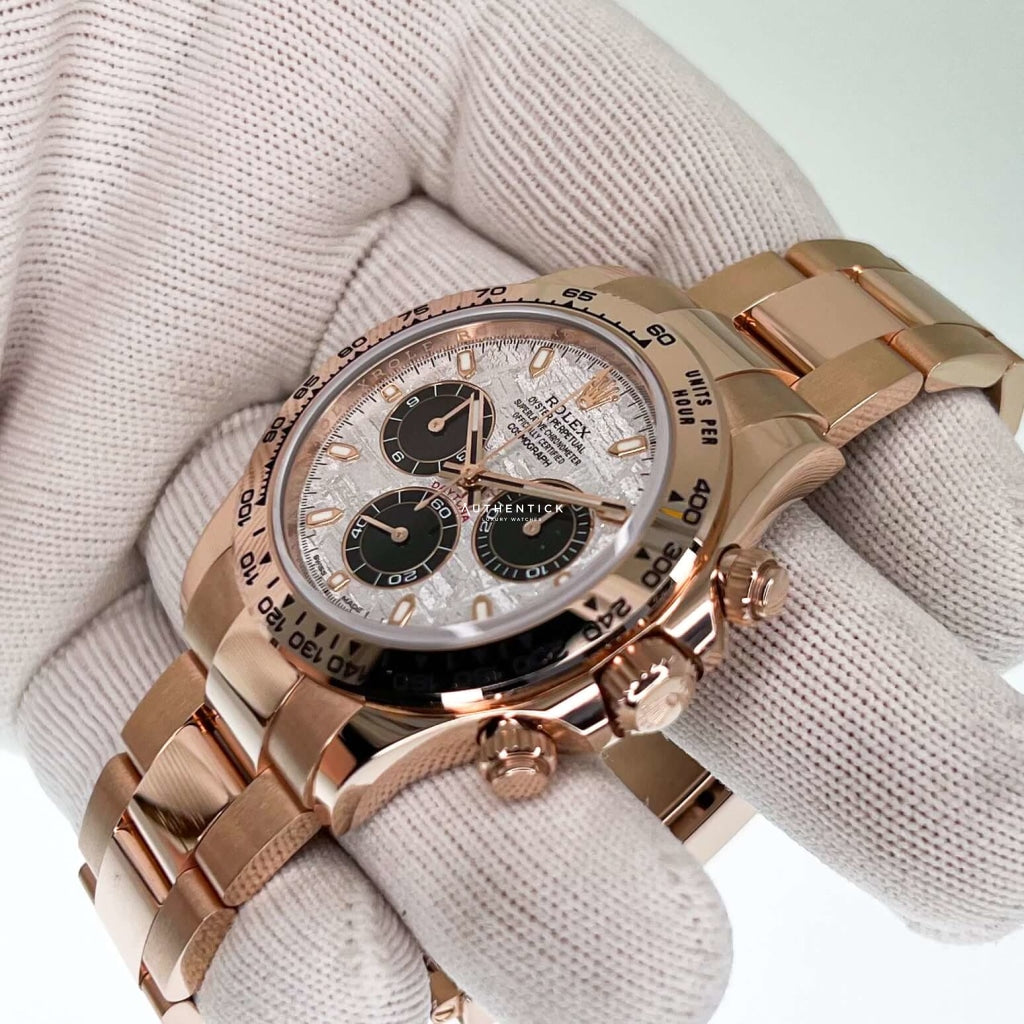 Rolex Cosmograph Daytona Rose Gold Meteorite Dial