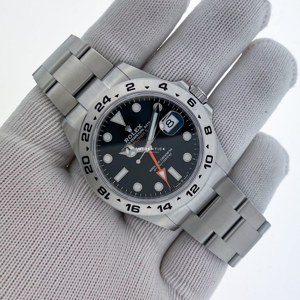 Rolex Explorer II 42mm Stainless Steel Black Dial 226570