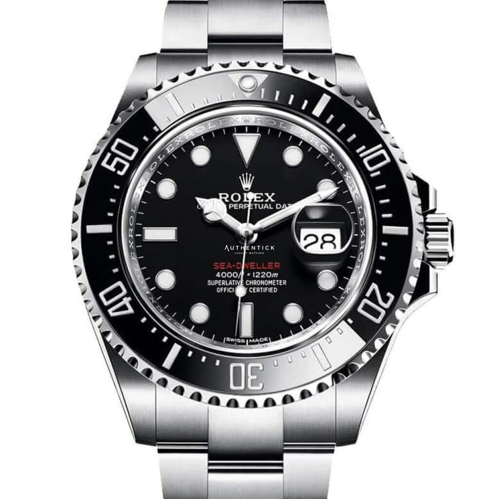 Rolex Sea-Dweller 4000 Stainless Steel Anniversary Red Font 126600