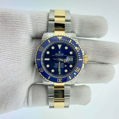 Rolex Submariner Date 41Mm Stainless Steel & Yellow Gold Blue Dial 126613Lb